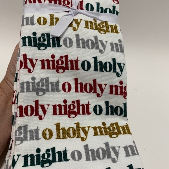 O Holy Night set of 2 Kitchen Towels - Picture 1 of 3